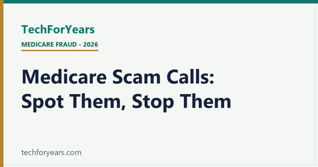 Guide to spotting and stopping Medicare scam calls targeting seniors in 2026
